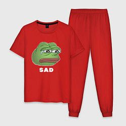Мужская пижама Sad Pepe art