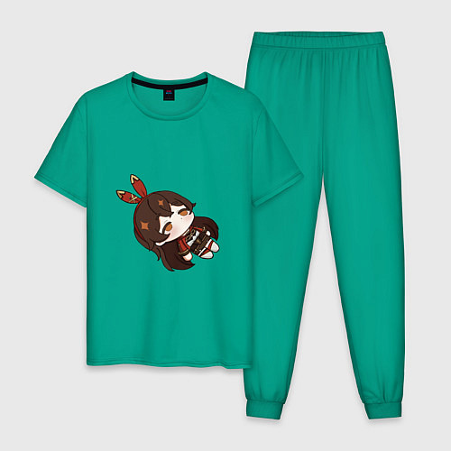 Мужская пижама Унылая Эмбер / Зеленый – фото 1