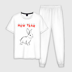 Мужская пижама New year rabbit