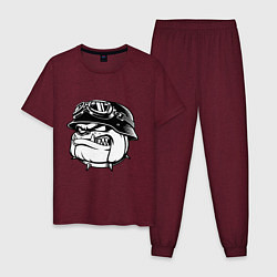 Мужская пижама Evil bulldog head