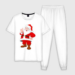 Мужская пижама Радостный Санта Клаус