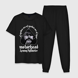 Пижама хлопковая мужская Lemmy Motorhead, цвет: черный