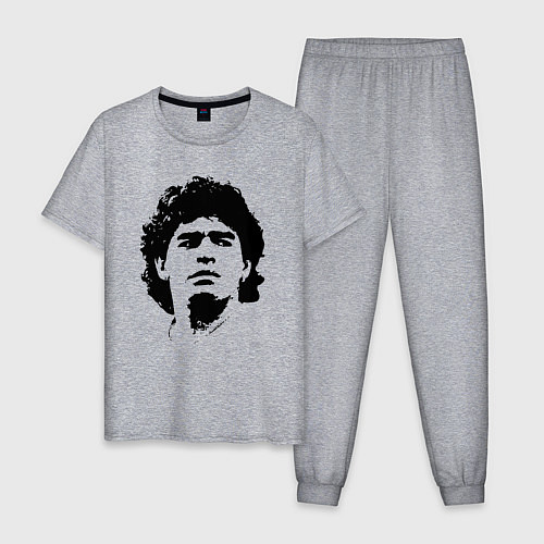 Мужская пижама Face Maradona / Меланж – фото 1