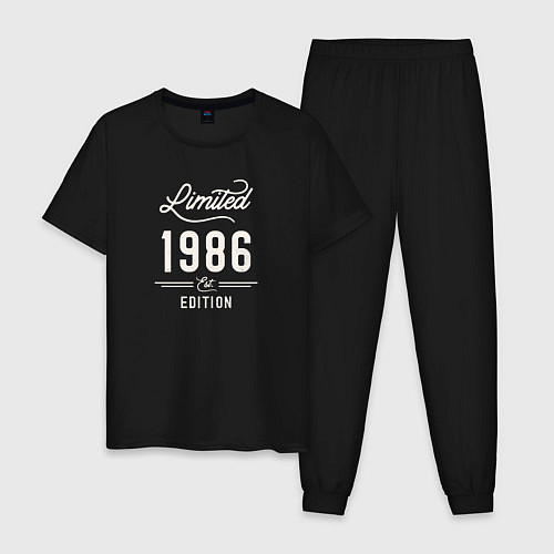 Мужская пижама 1986 ограниченный выпуск / Черный – фото 1