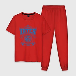 Пижама хлопковая мужская Forza Inter, цвет: красный