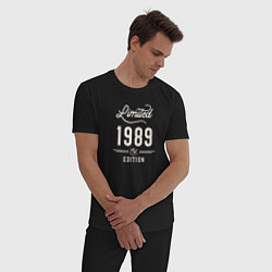 Пижама хлопковая мужская 1989 ограниченный выпуск, цвет: черный — фото 2