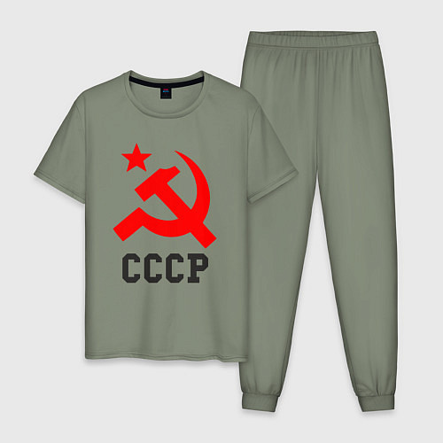 Мужская пижама СССР стиль / Авокадо – фото 1