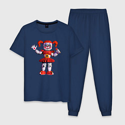 Пижама хлопковая мужская Circus Baby, цвет: тёмно-синий