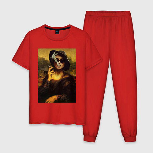 Мужская пижама Мона Марла / Красный – фото 1