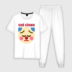 Мужская пижама Sad clown