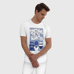 Пижама хлопковая мужская Cypress hill - blunted, цвет: белый — фото 2