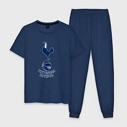 Пижама хлопковая мужская Tottenham Hotspur fc sport, цвет: тёмно-синий