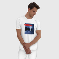 Пижама хлопковая мужская Depeche Mode - Cover Me, цвет: белый — фото 2