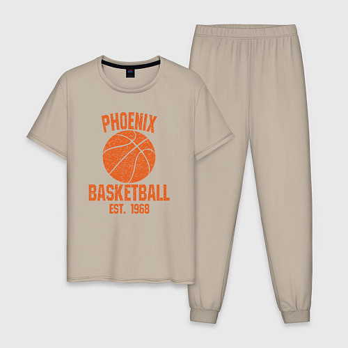 Мужская пижама Phoenix basketball 1968 / Миндальный – фото 1