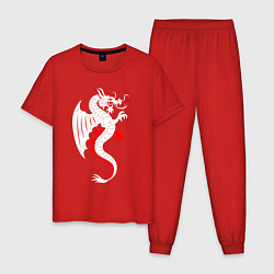 Мужская пижама Японский дракон art