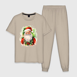Мужская пижама Бородатый Санта