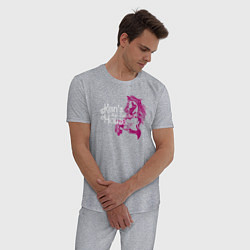 Пижама хлопковая мужская Дом Кена, цвет: меланж — фото 2