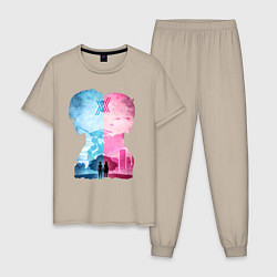 Мужская пижама Милый во Франксе Хиро