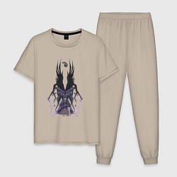Пижама хлопковая мужская Bloodborne - Кормилица Мерго, цвет: миндальный