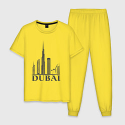 Мужская пижама Dubai city style