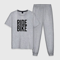 Мужская пижама Black ride bike