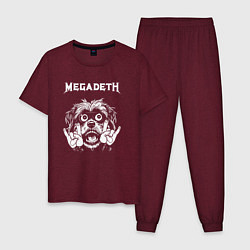 Мужская пижама Megadeth rock dog