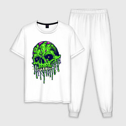 Мужская пижама Green skull