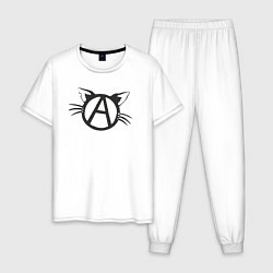 Мужская пижама Cat anarchy