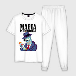 Мужская пижама Мафиози Бендер - мафия бессмертна мем