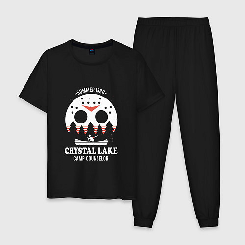 Мужская пижама Crystal lake camp / Черный – фото 1