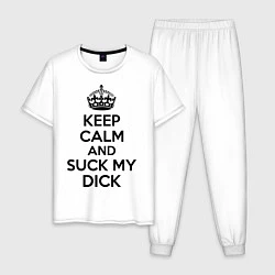 Мужская пижама Keep Calm & Suck My Dick
