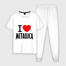 Мужская пижама I love Metallica