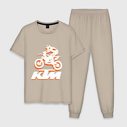 Мужская пижама KTM белый