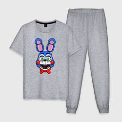 Пижама хлопковая мужская Toy Bonnie FNAF, цвет: меланж