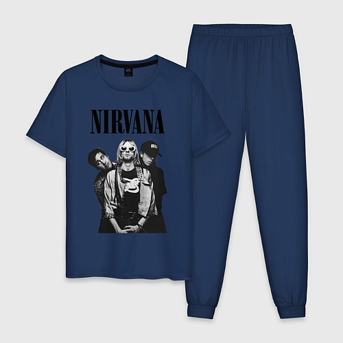 Мужская пижама Nirvana Group / Тёмно-синий – фото 1
