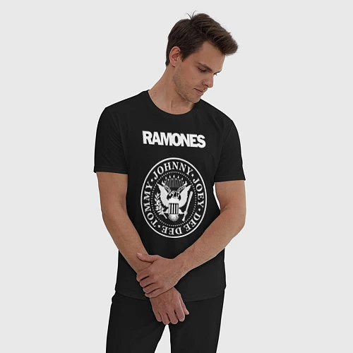 Мужская пижама Ramones / Черный – фото 3