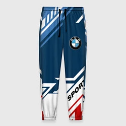 Брюки на резинке мужские BMW SPORT, цвет: 3D-принт