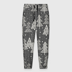 Мужские брюки Grey Christmas Trees