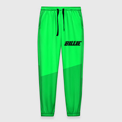 Брюки на резинке мужские Billie Eilish: Duo Green, цвет: 3D-принт