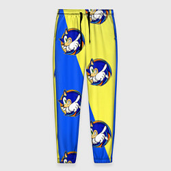 Брюки на резинке мужские Sonic - Соник, цвет: 3D-принт