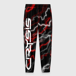 Брюки на резинке мужские CRYSIS, цвет: 3D-принт