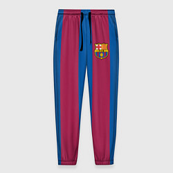 Брюки на резинке мужские FC Barcelona 2021, цвет: 3D-принт