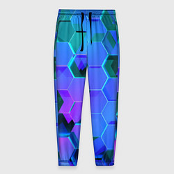 Брюки на резинке мужские Geometry, цвет: 3D-принт