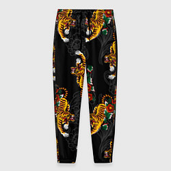 Мужские брюки Японский стиль - тигры