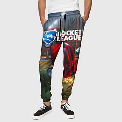 Брюки на резинке мужские Rocket League, цвет: 3D-принт — фото 2