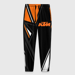Брюки на резинке мужские KTM КТМ, цвет: 3D-принт
