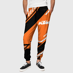 Брюки на резинке мужские KTM КТМ SPORT, цвет: 3D-принт — фото 2