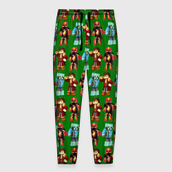 Мужские брюки Minecraft heros pattern
