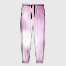 Брюки на резинке мужские Tie-dye Pink, цвет: 3D-принт