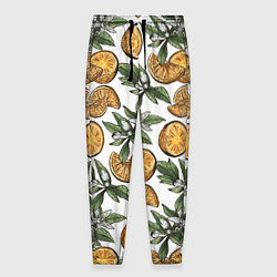 Мужские брюки Узор из тропических апельсинов